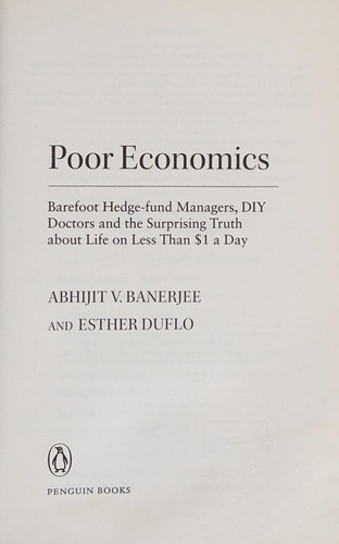 Poor Economics